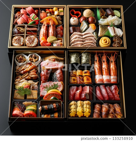 Luxury New Year's dishes Luxury New Year's dishes 133258910