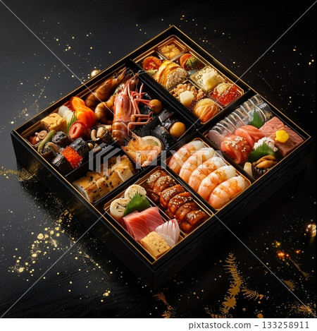 Luxury New Year's dishes Luxury New Year's dishes 133258911