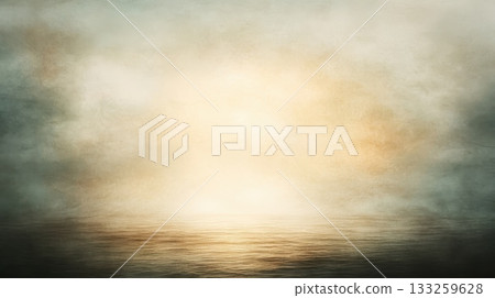 Tranquil Seascape with Soft Light and Gentle Waves in a Calming Atmosphere 133259628