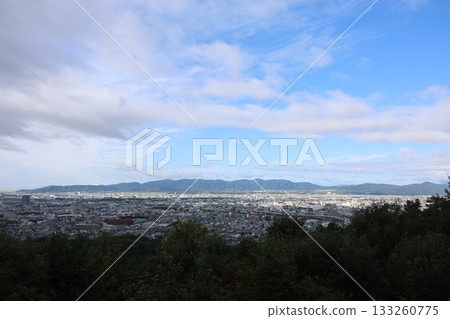 Clouds, blue sky and landscape Clouds, blue sky and landscape 133260775