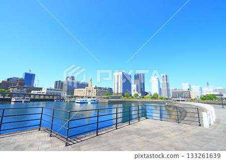 神奈川縣橫濱市橫濱港未來的風景 133261639