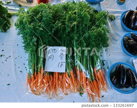 Kochi City Sunday Market Street Market Blue Sky Market Vegetables and Fruits Kochi City Sunday Market Street Market Blue Sky Market Vegetables and Fruits 133261697