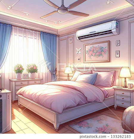 A peaceful room created with silent air conditioning 133262183