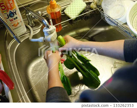 Kitchen cooking vegetables cutting woman hand tags Kitchen cooking vegetables cutting woman hand tags 133262353