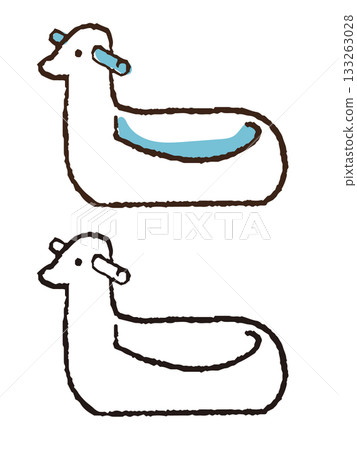 Hand-drawn potty Hand-drawn potty 133263028