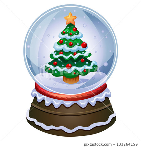 christmas snow globe snow dome christmas snow globe snow dome 133264159