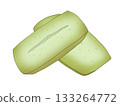Illustration of matcha financier (matcha sweets 12) 133264772