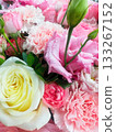 Bouquet of different beautiful flowers 133267152