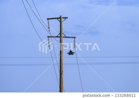 A high-powered Jet aircraft in flight A high-powered Jet aircraft in flight 133268011