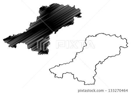 Lilienfeld district (Republic of Austria or osterreich, Lower Austria or Niederosterreich state) map vector illustration, scribble sketch Bezirk Lilienfeld map Lilienfeld district (Republic of Austria or osterreich, Lower Austria or Niederosterreich state) map vector illustration, scribble sketch Bezirk Lilienfeld map 133270464