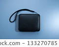 Compact Black Bluetooth Speaker with Strap 133270785