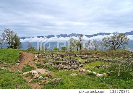 Ruins at the Hellenic Archaeological Park of Antigonea Ruins at the Hellenic Archaeological Park of Antigonea 133270871