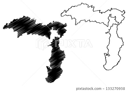 Wiener Neustadt-Land district (Republic of Austria or osterreich, Lower Austria or Niederosterreich state) map vector illustration, scribble sketch Bezirk Wiener Neustadt-Land map Wiener Neustadt-Land district (Republic of Austria or osterreich, Lower Austria or Niederosterreich state) map vector illustration, scribble sketch Bezirk Wiener Neustadt-Land map 133270938