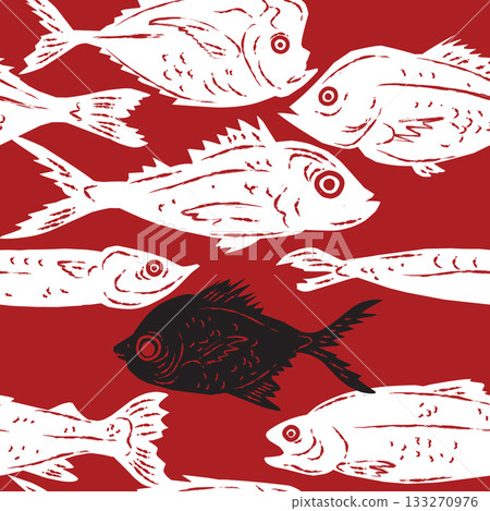 seamless background of fish seamless background of fish 133270976