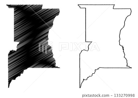 Primavera de Rondonia municipality (State of Rondonia or Rondonia, RO, Municipalities of Brazil, Federative Republic of Brazil) map vector illustration, scribble sketch map Primavera de Rondonia municipality (State of Rondonia or Rondonia, RO, Municipalities of Brazil, Federative Republic of Brazil) map vector illustration, scribble sketch map 133270998