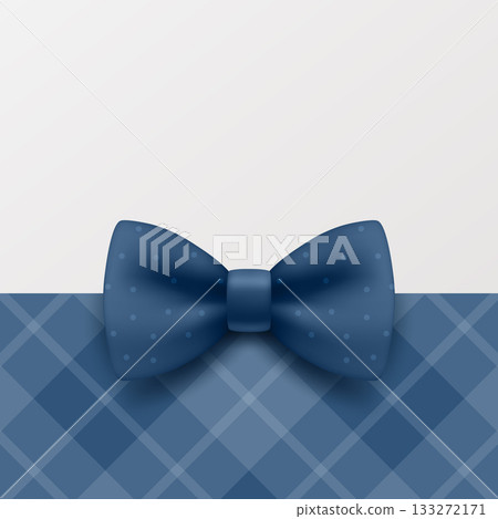 Blue Bow Tie Greeting Card. Elegant Blue Bow Tie Square Background Banner with Blue Bow Tie Decoration for Wedding Invitation, Birthday Gift Card, Fathers Day Card Template Blue Bow Tie Greeting Card. Elegant Blue Bow Tie Square Background Banner with Blue Bow Tie Decoration for Wedding Invitation, Birthday Gift Card, Fathers Day Card Template 133272171