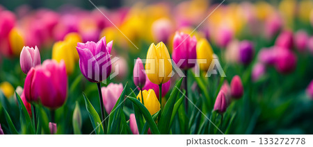 Pastel colored tulips, gentle and light background with copy space (celebratory, seasonal) Pastel colored tulips, gentle and light background with copy space (celebratory, seasonal) 133272778