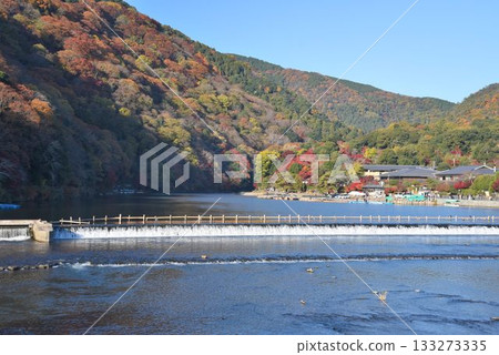 Autumn Kyoto Arashiyama autumn leaves autumn scenery Autumn Kyoto Arashiyama autumn leaves autumn scenery 133273335