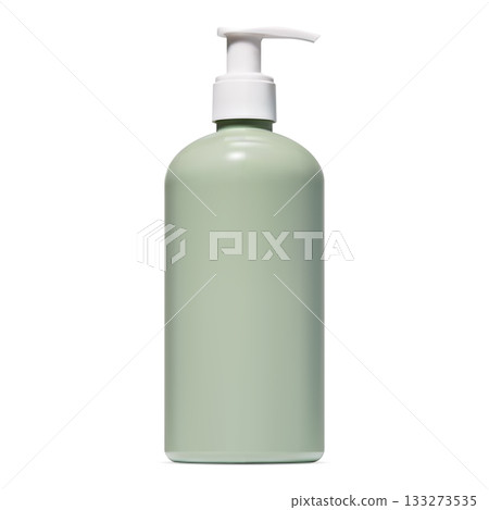 Shampoo dispenser container. Cream soap pump bottle 133273535