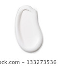 Skin lotion texture stroke. Face cream smear 133273536