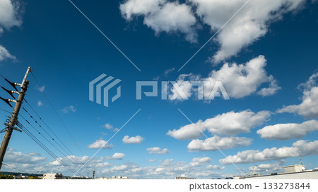 夏天的藍天白雲 133273844