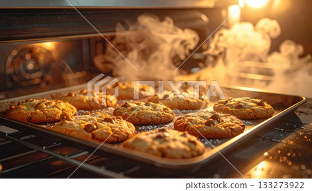 AI圖像：新鮮出爐的餅乾 133273922