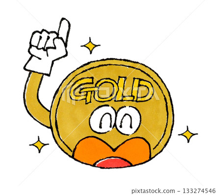 金色人物 133274546