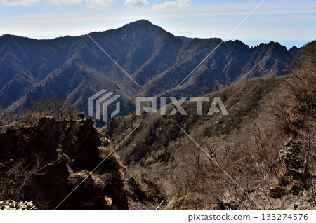 Mount Echizen in the Aitaka Mountains, Mount Ihai seen from Kitashirogaren 133274576