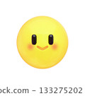 可愛的3D表情符號圖標 133275202