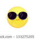 可愛的3D表情符號圖標 133275205