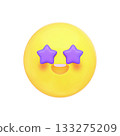 可愛的3D表情符號圖標 133275209
