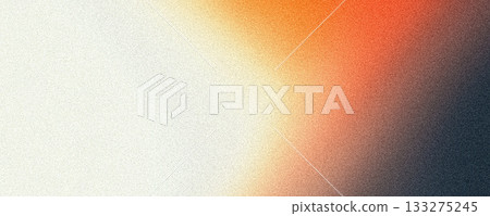 Dark vibrant black red white blurred grainy background, abstract noise texture effect banner backdrop, copy space 133275245