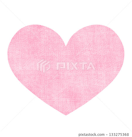 Simple pink heart illustration Simple pink heart illustration 133275368