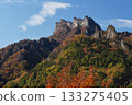 Mount Myogi, Mount Nakanodake and Mount Higashidake in late autumn 133275405