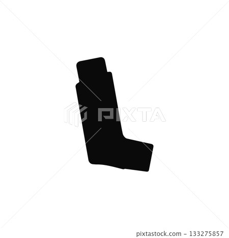 inhaler silhouette medical asthma device isolated on white background inhaler silhouette medical asthma device isolated on white background 133275857
