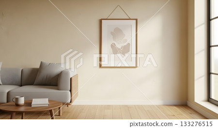 Simple home room interior 133276515