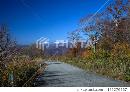 Nishi-Azuma Blue Line in autumn 133276567