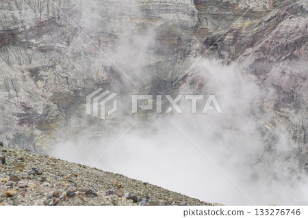 Aso Nakadake crater 133276746