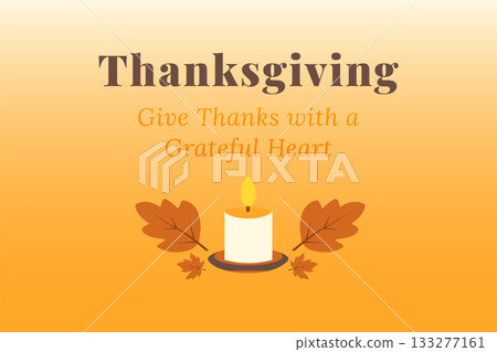 thanksgiving give thanks with grateful heart 133277161