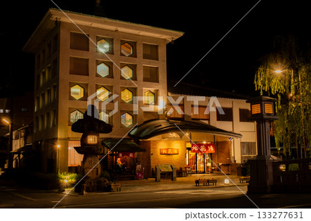 Kinosaki Onsen Jizoyu - The night view of the hot spring town with its lit-up exterior and the atmosphere Kinosaki Onsen Jizoyu - The night view of the hot spring town with its lit-up exterior and the atmosphere 133277631