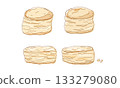 Hand drawn scone illustration 133279080