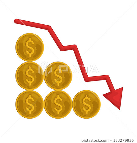 Illustration of decrease Illustration of decrease 133279936