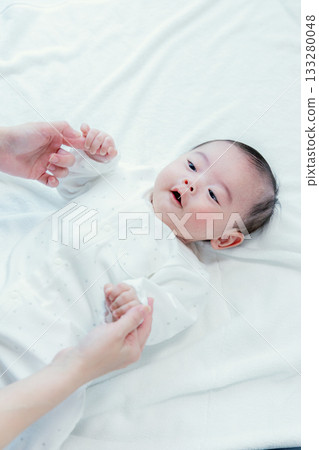 3個月大的嬰兒 133280048