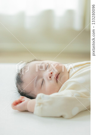 Sleeping baby 133280096