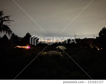 露營夜景,露營夜景,城市燈光 露營夜景,露營夜景,城市燈光 133281157