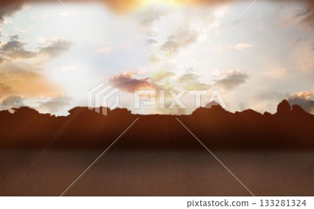 Composite image of landscape 133281324