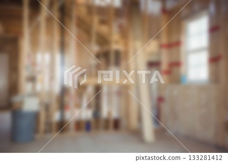 Empty construction site background Empty construction site background 133281412