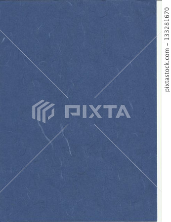 Sheet of deep blue textured paper is lying flat in flat vector design, with white edge Sheet of deep blue textured paper is lying flat in flat vector design, with white edge 133281670