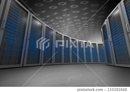 A large room where are standing the servers A large room where are standing the servers 133281688