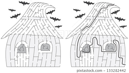 Witch house maze Witch house maze 133282442